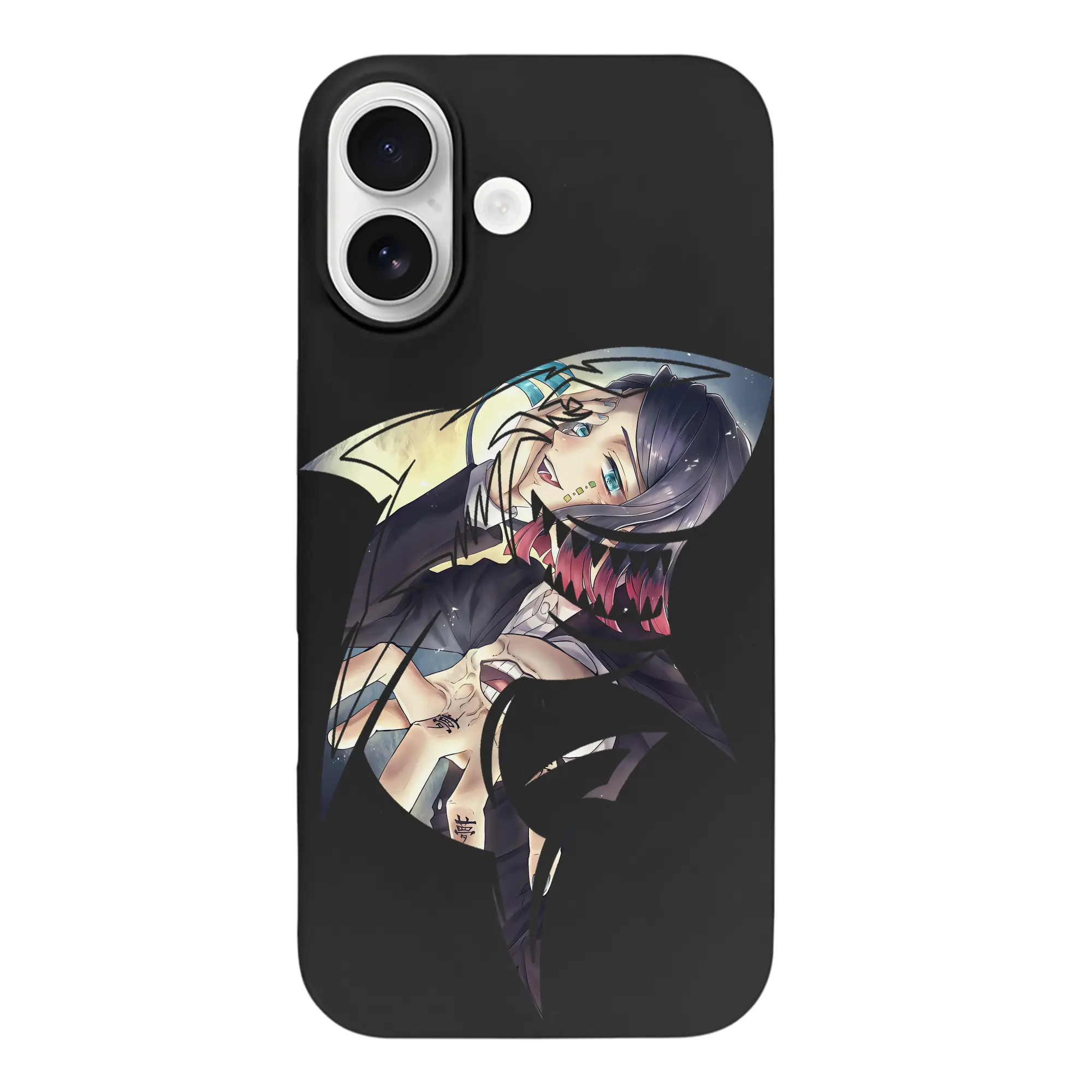 鬼滅の刃 グッズ,魘夢 - iPhone 17 シリーズ シリコンケース 薄型 耐衝撃 指紋防止 ソフトタッチカバー 精密フィット 傷防止 保護ケース iPhone 17/17 Air/17 Pro/17 Pro Max 対応